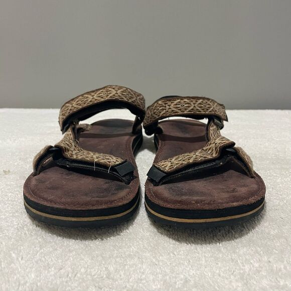 Teva Midform Universal Women Strappy Sandals 9 Gemina Maple Sugar Open Toe Vegan - Picture 2 of 11